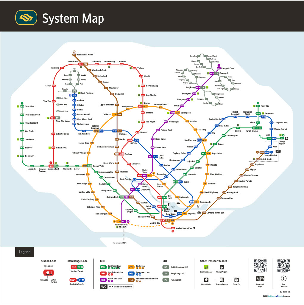 Complete Guide to All MRT Lines in Singapore (2026)